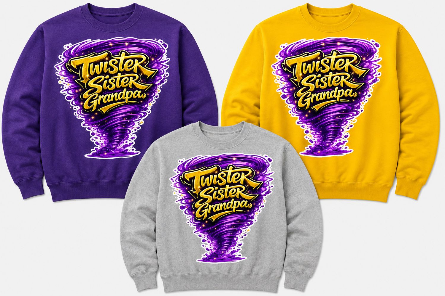 Twister Grandpa Crewneck Sweatshirt