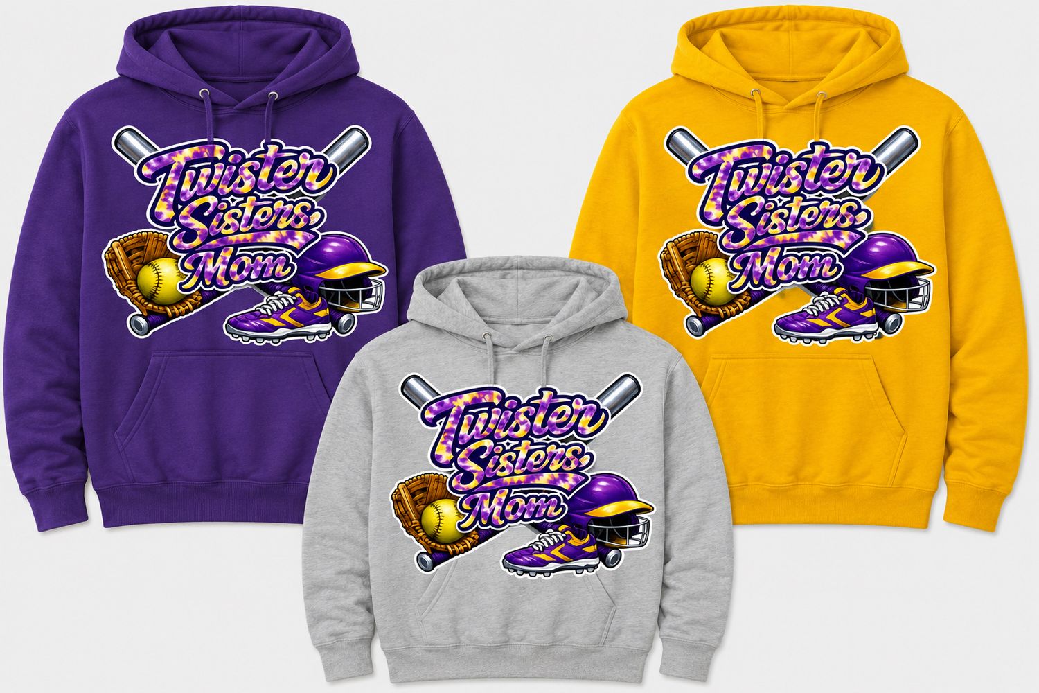 Tye Dye Mom Hoodie