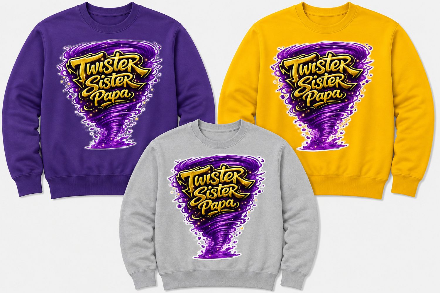 Twister Papa Crewneck Sweatshirt