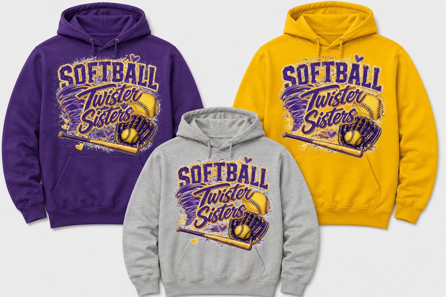Softball Twister Sisters Hoodie