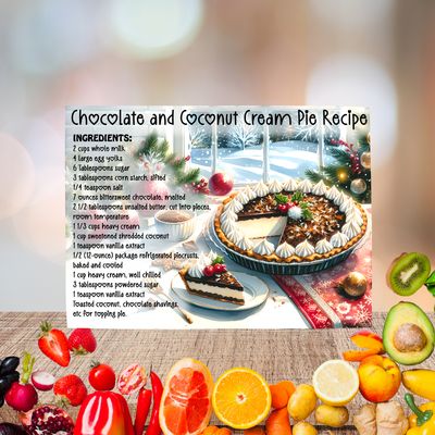 Holiday Recipe Cutting Board Options