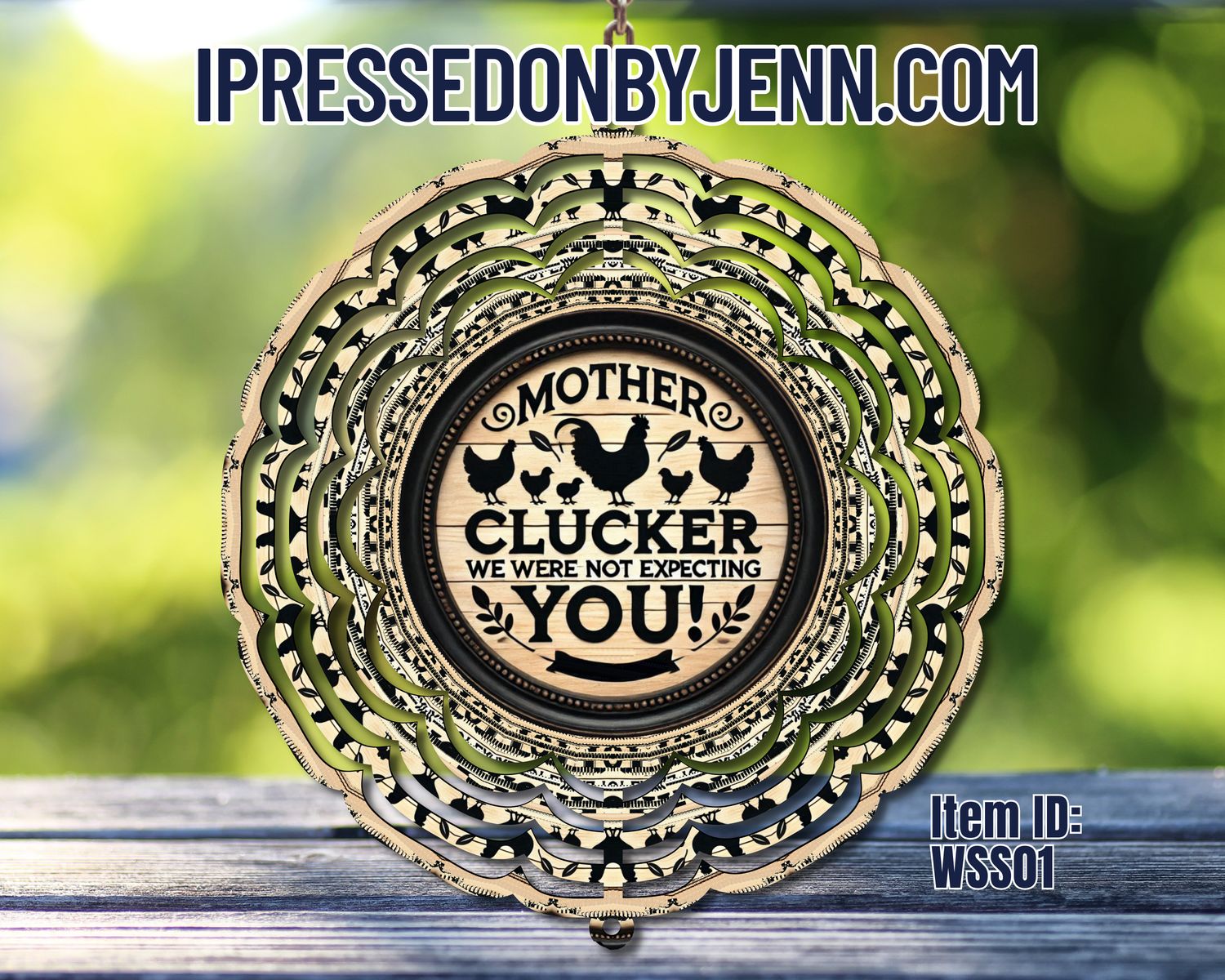 Sarcastic &amp; Sweary Wind Spinner Options