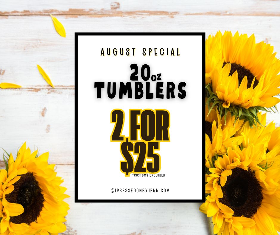 August Special - 2 for $25