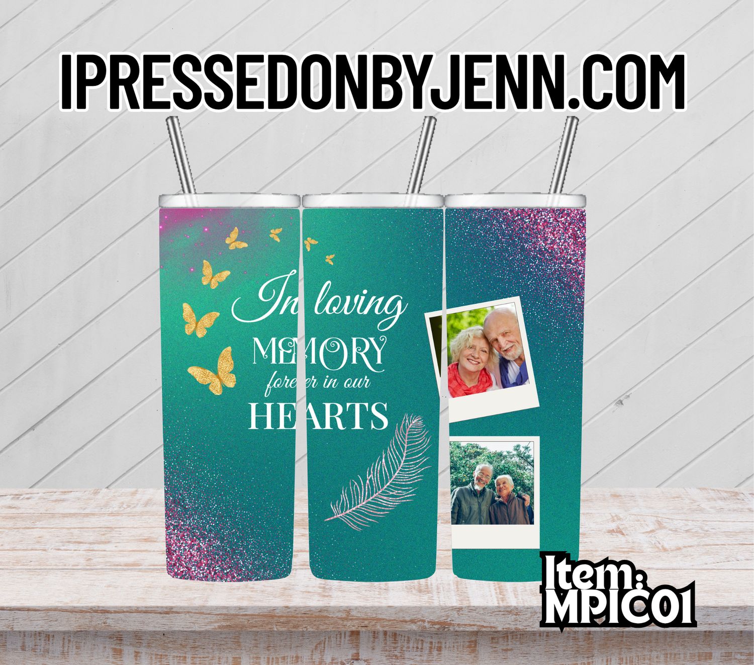 Memorial Photo Tumblers