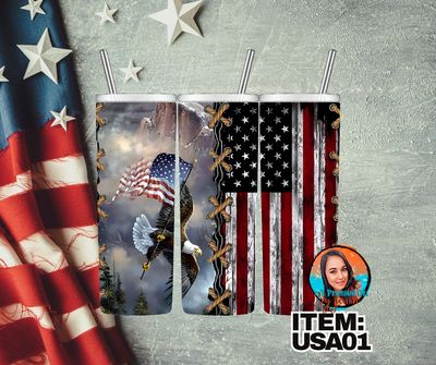 Patriotic &amp; July 4th Tumblers (43 options)