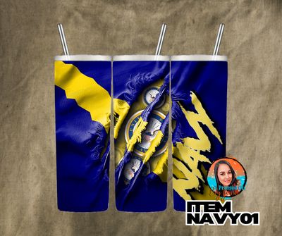 Navy Tumblers