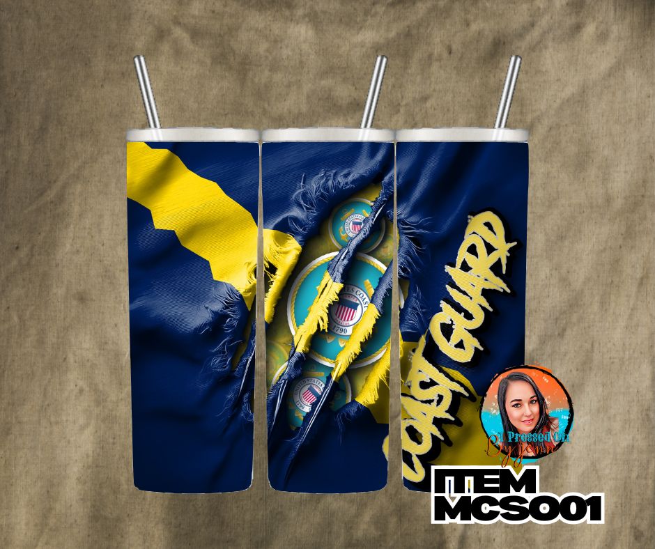 Coast Guard, Space Force, &amp; Water Force Tumblers