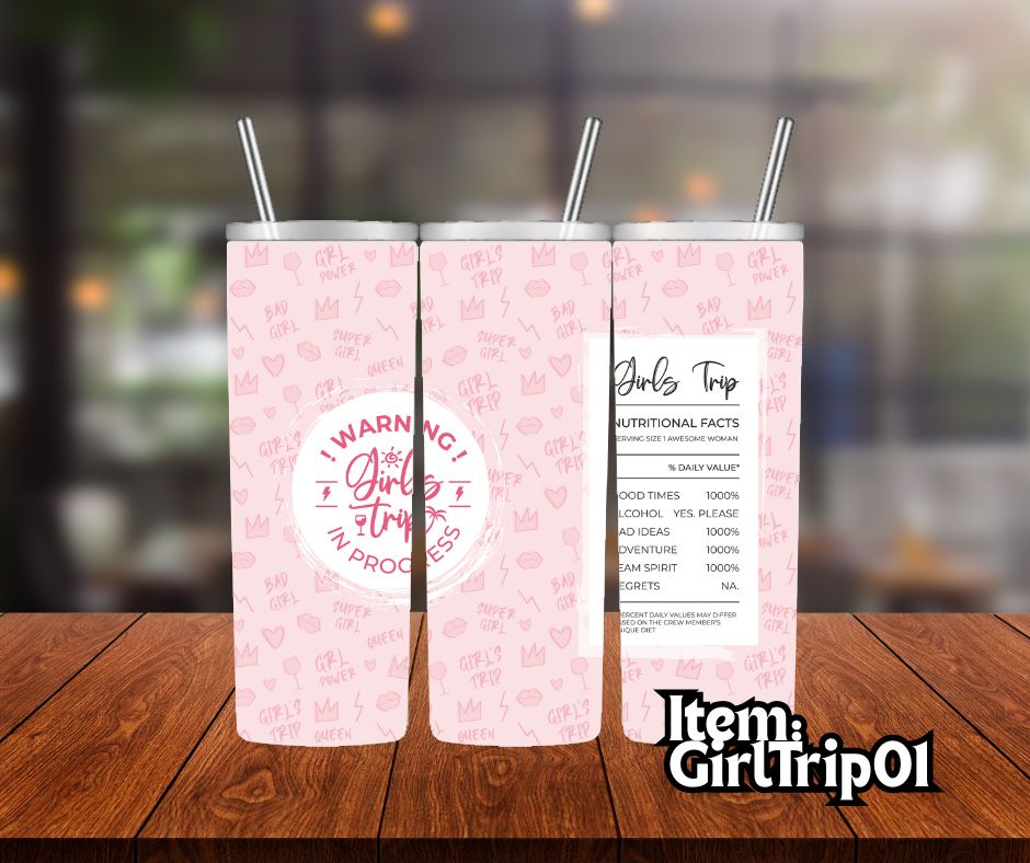 Girl's Trip Tumblers (7 Options)