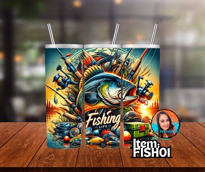 Fishing Tumblers (55 Options)