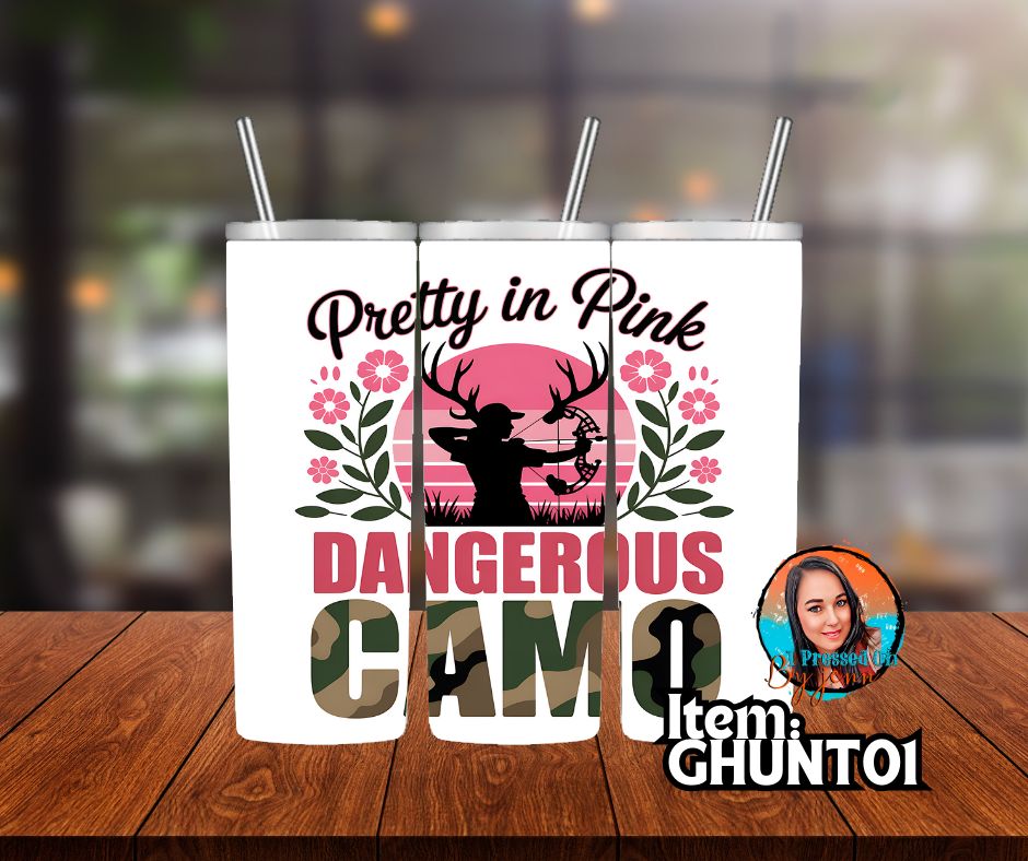 Girl Hunting Tumblers (18 Options)