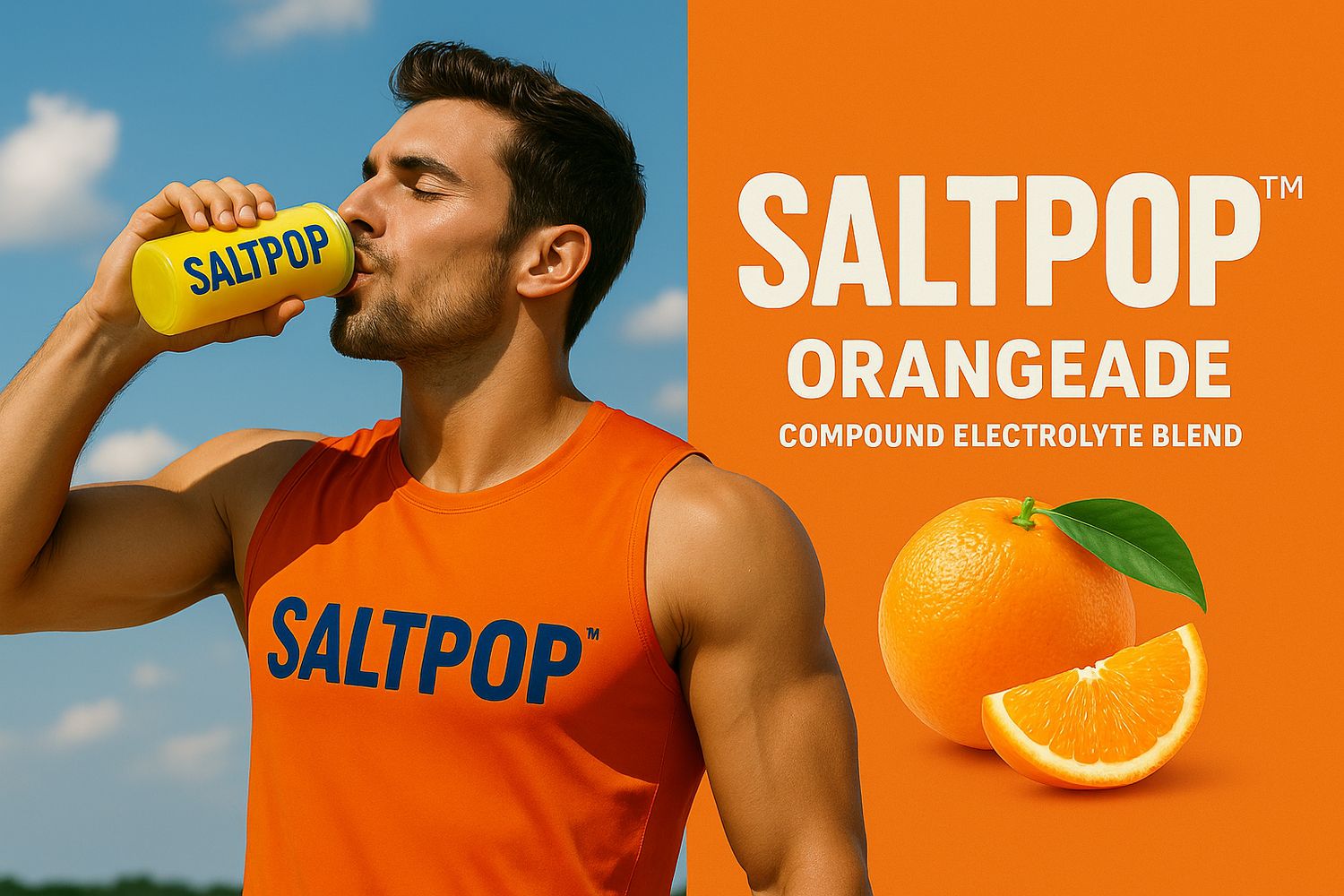 PRE ORDER SALTPOP™ 7 Electrolyte Compound - Pure Orangeade
