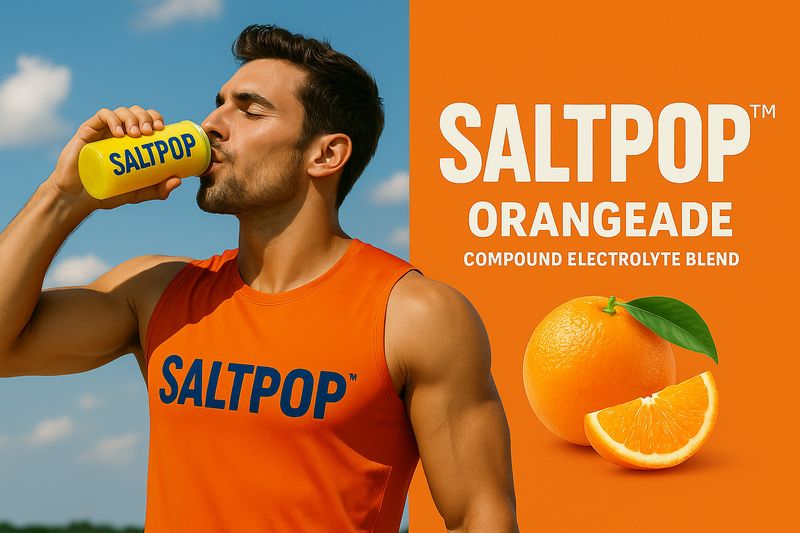 PRE ORDER SALTPOP™ 7 Electrolyte Compound - Pure Orangeade