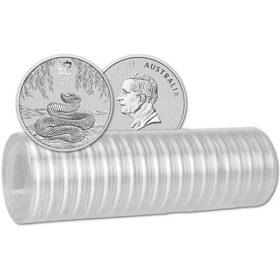 2025 1 oz Australian Silver Lunar Snake Coin BU 2025 1 oz Australian Silver Lunar Snake Coin BU