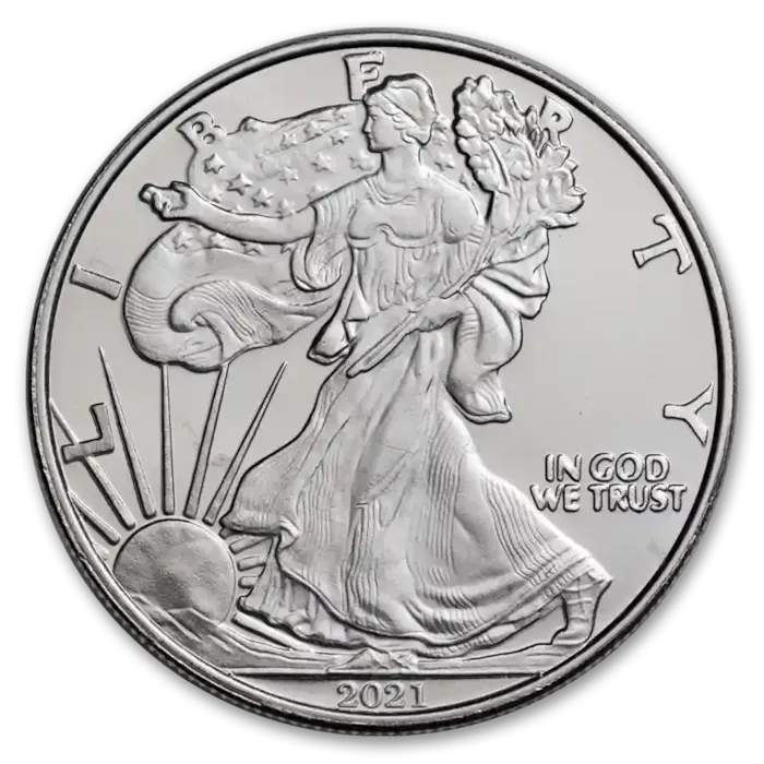 1 oz Silver American Eagle Design Round