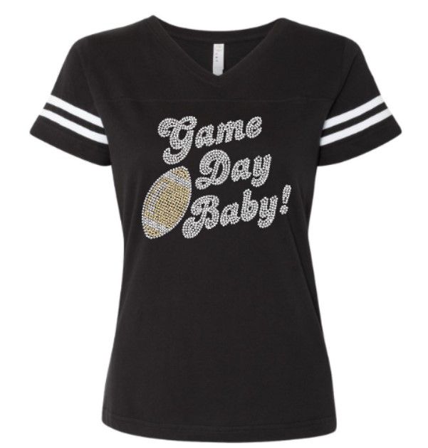 Game Day Baby Rhinestone T-shirt