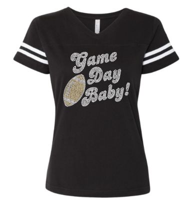 Game Day Baby Rhinestone T-shirt