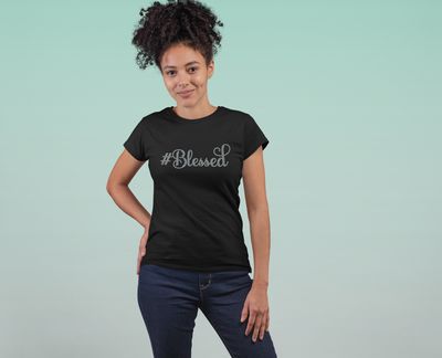 Blessed Rhinestone T-shirt
