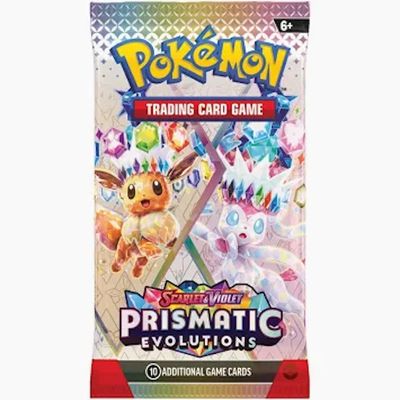 3x Prismatic Evolution Pokemon Booster Pack (Live Rip)
