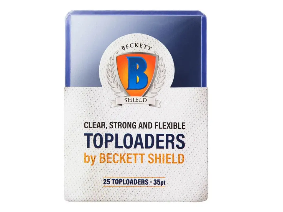 Beckett Shield - Standard Size Card 35pt Toploader (25 Pack)