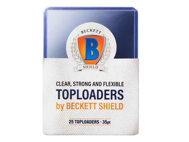 Beckett Shield - Standard Size Card 35pt Toploader (25 Pack)