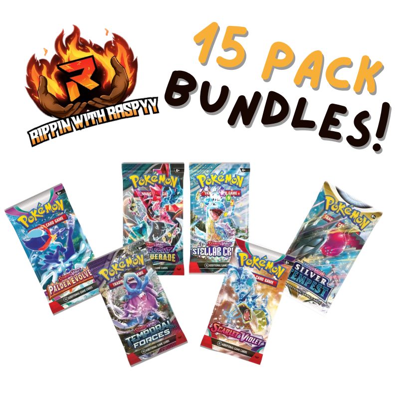 15 Pack Mixed Pack Bundle (Live Rip)