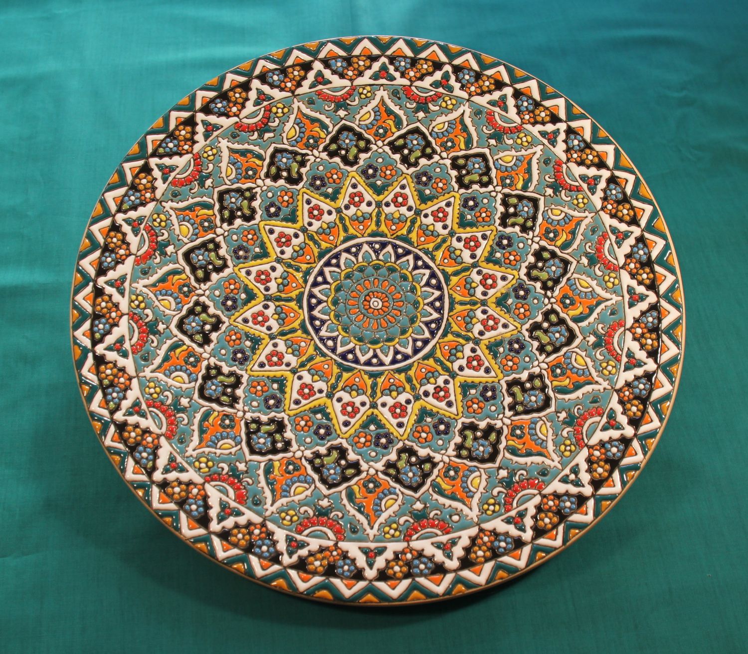 Sonnenblume - Teller mit 36cm Durchmesser