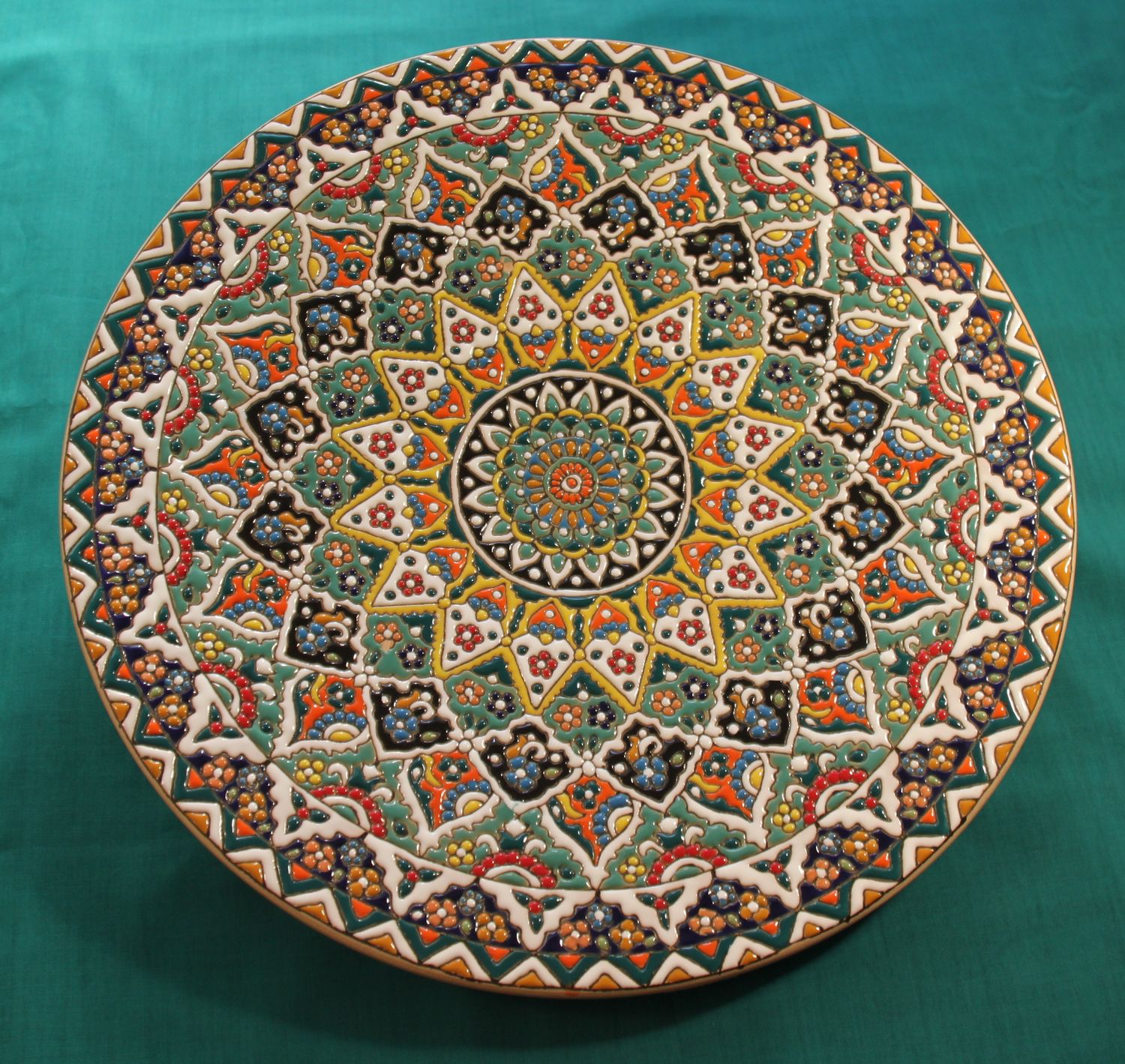 Sonnensturm - Teller mit 36cm Durchmesser