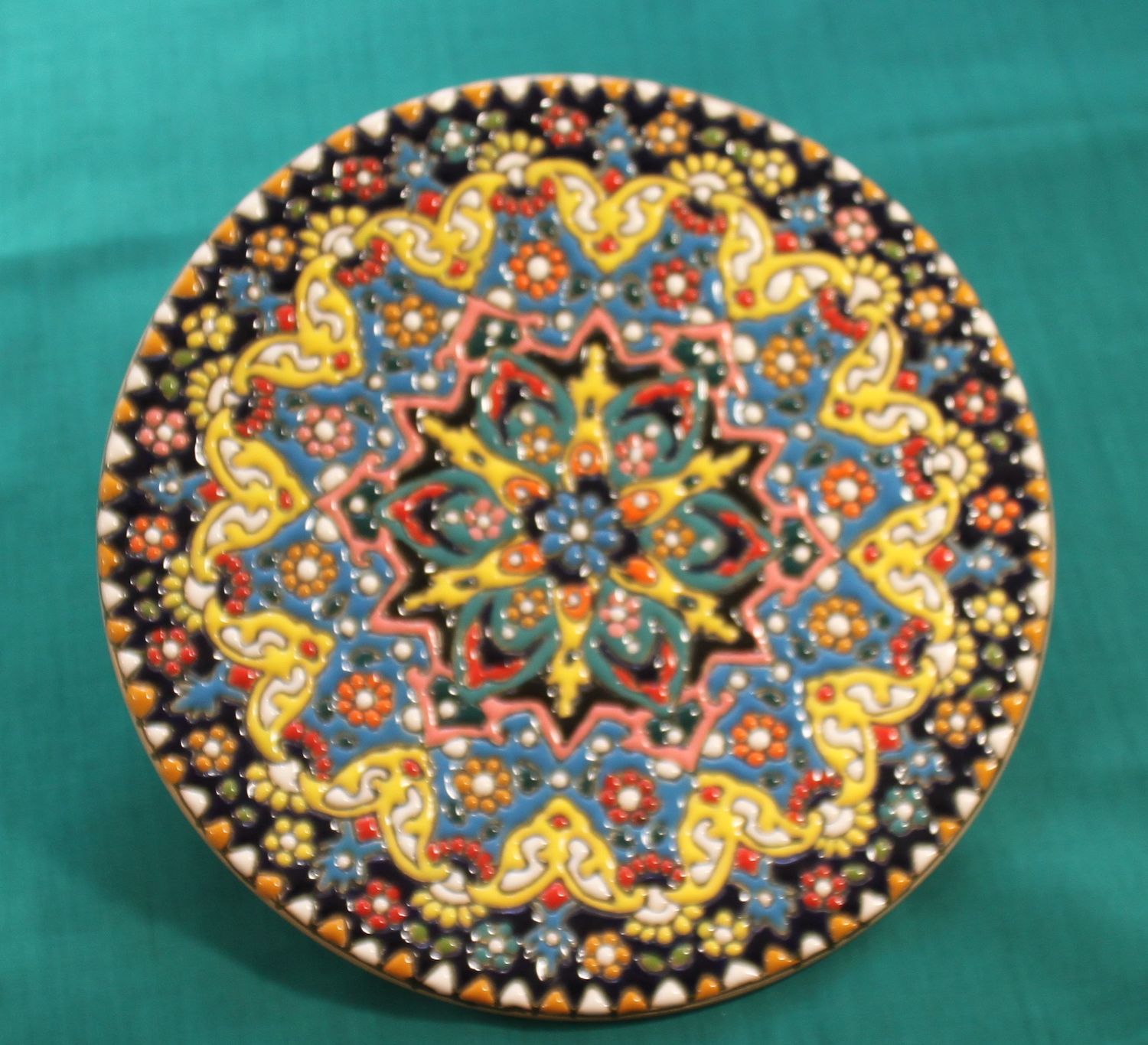 Löwenzahnblüte - Teller mit 20cm Durchmesser