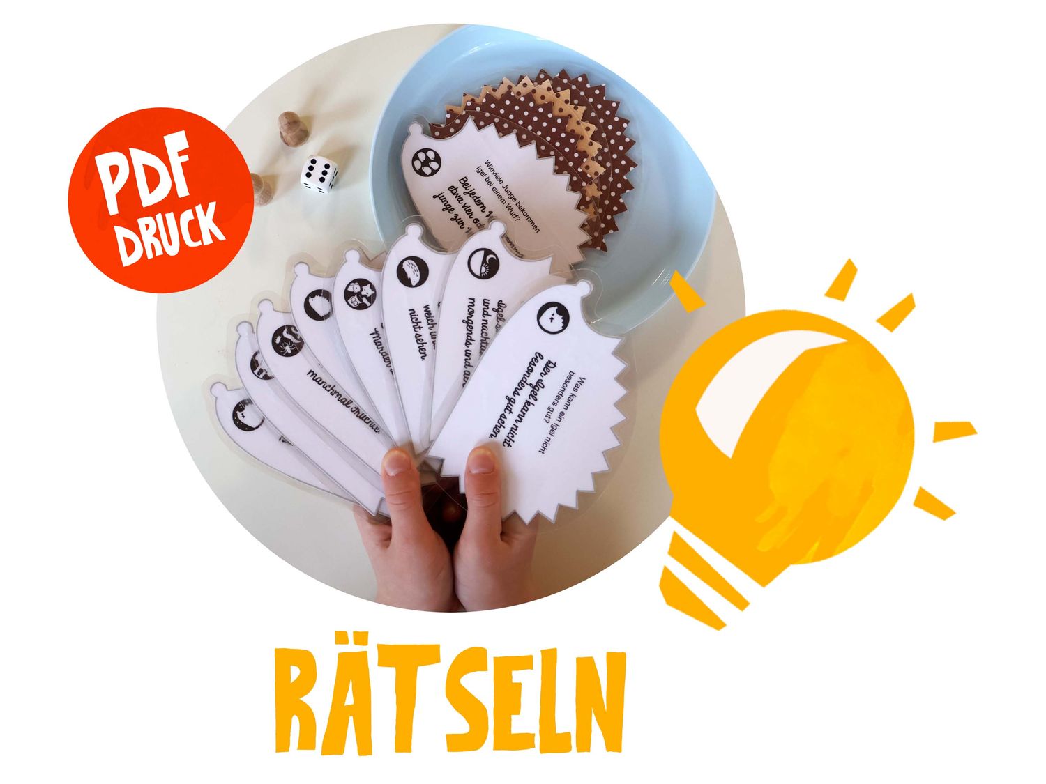 zWerkstück Igel-Ratespaß