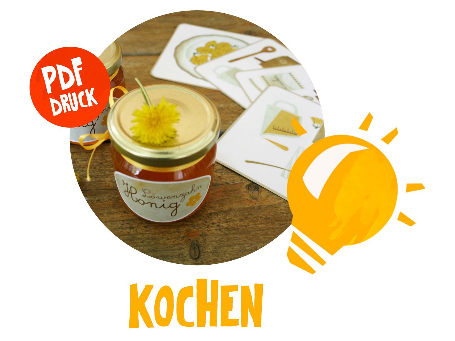 zWerkstück Löwenzahnhonig