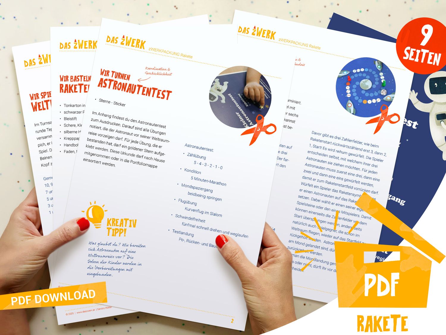 zWerkpackung Rakete
