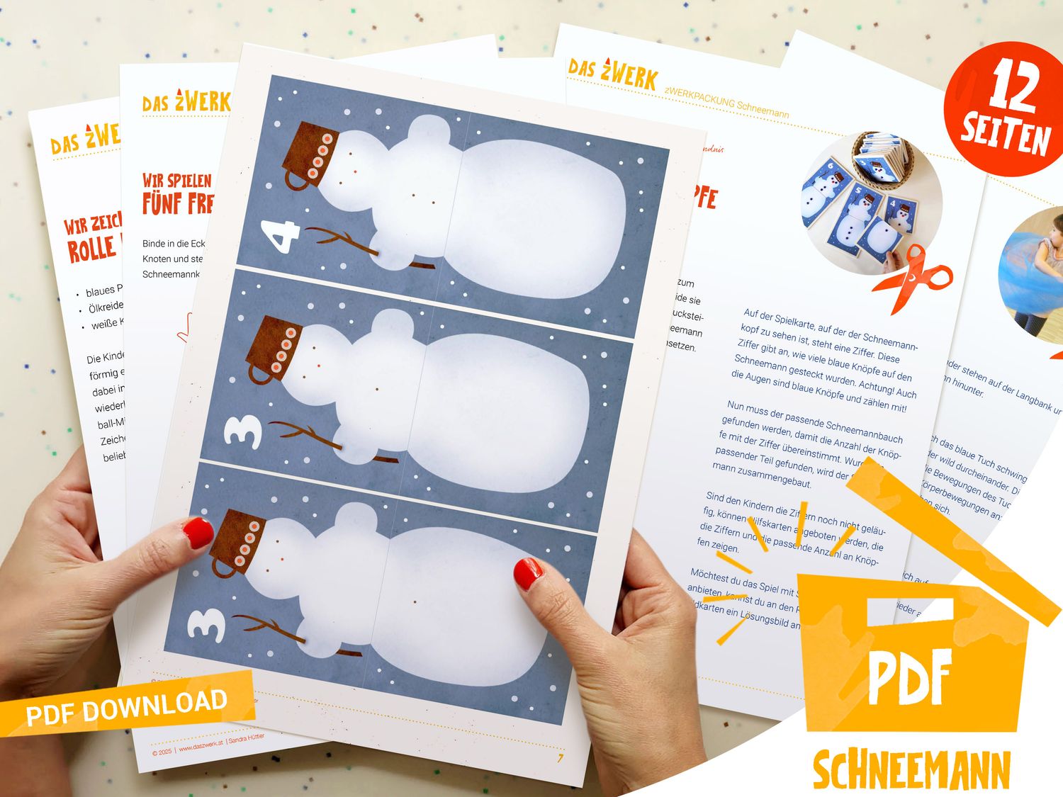 zWerkpackung Schneemann