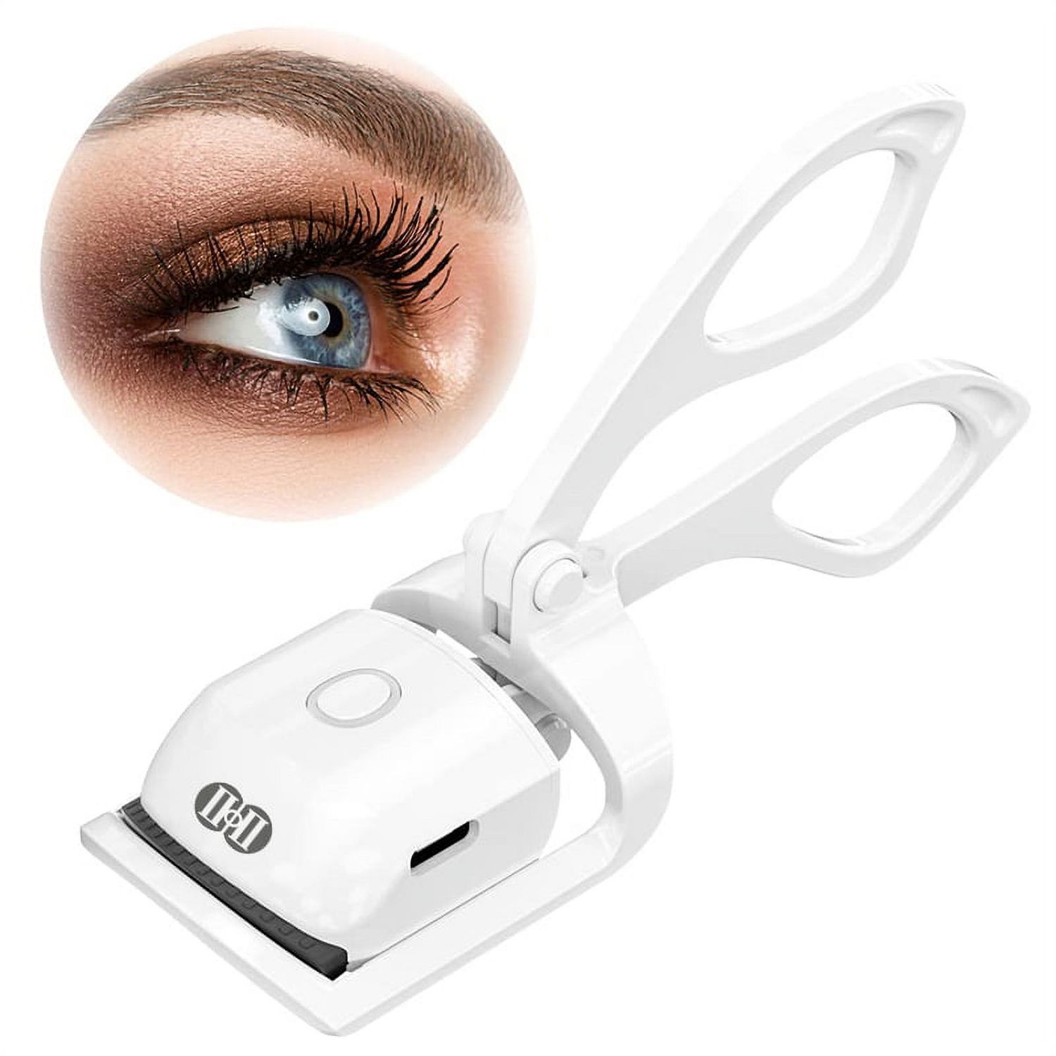 CIICII Warmed Eyelash Curling irons - Battery-powered Electric Eyelash Curling iron - Durable Warmed Lash Styler for Regular Lashes - Handheld Eyelash Warmed Curling iron with Speedy Pre-Intensity