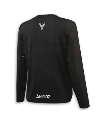 MAILLOT WOMEN WILD LONG SLEEVE JERSEY BLACK