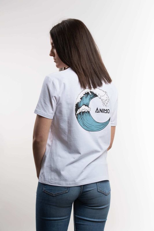 Wave t-shirt femme