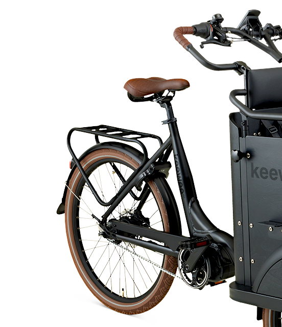 CARGO TRIPORTEUR E-BIKE KEEWEE NOIR