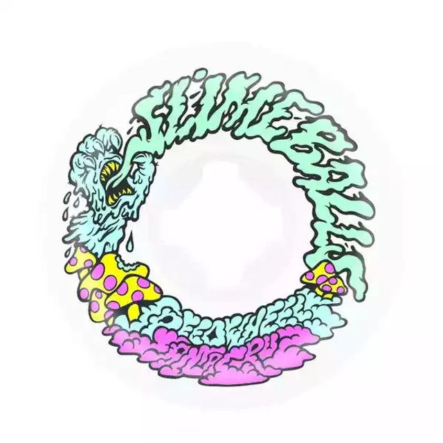 ROUES SLIME BALLS WHEELS (JEU DE 4) 54MM VOMIT MINI WHITE 97A