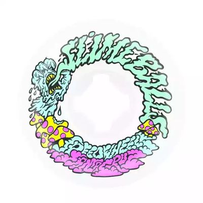 ROUES SLIME BALLS WHEELS (JEU DE 4) 54MM VOMIT MINI WHITE 97A