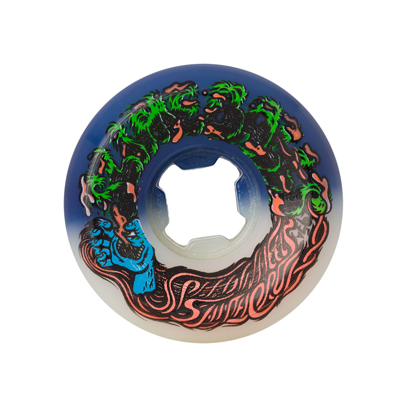 Roues de skateboard SLIME BALLS Snot Rocket Blue en 53mm et 95A