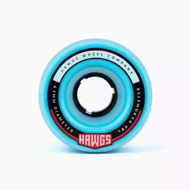 Roues HAWGS WHEELS (JEU DE 4) 60MM CHUBBY 78A BLUE