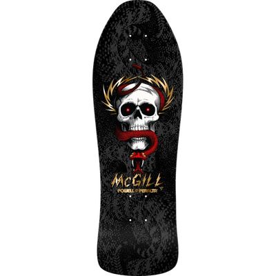 Powell Peralta - Bones Brigade Mike McGill Skull &amp; Snake Skateboard Deck Reissue Series 16 -  Limitée