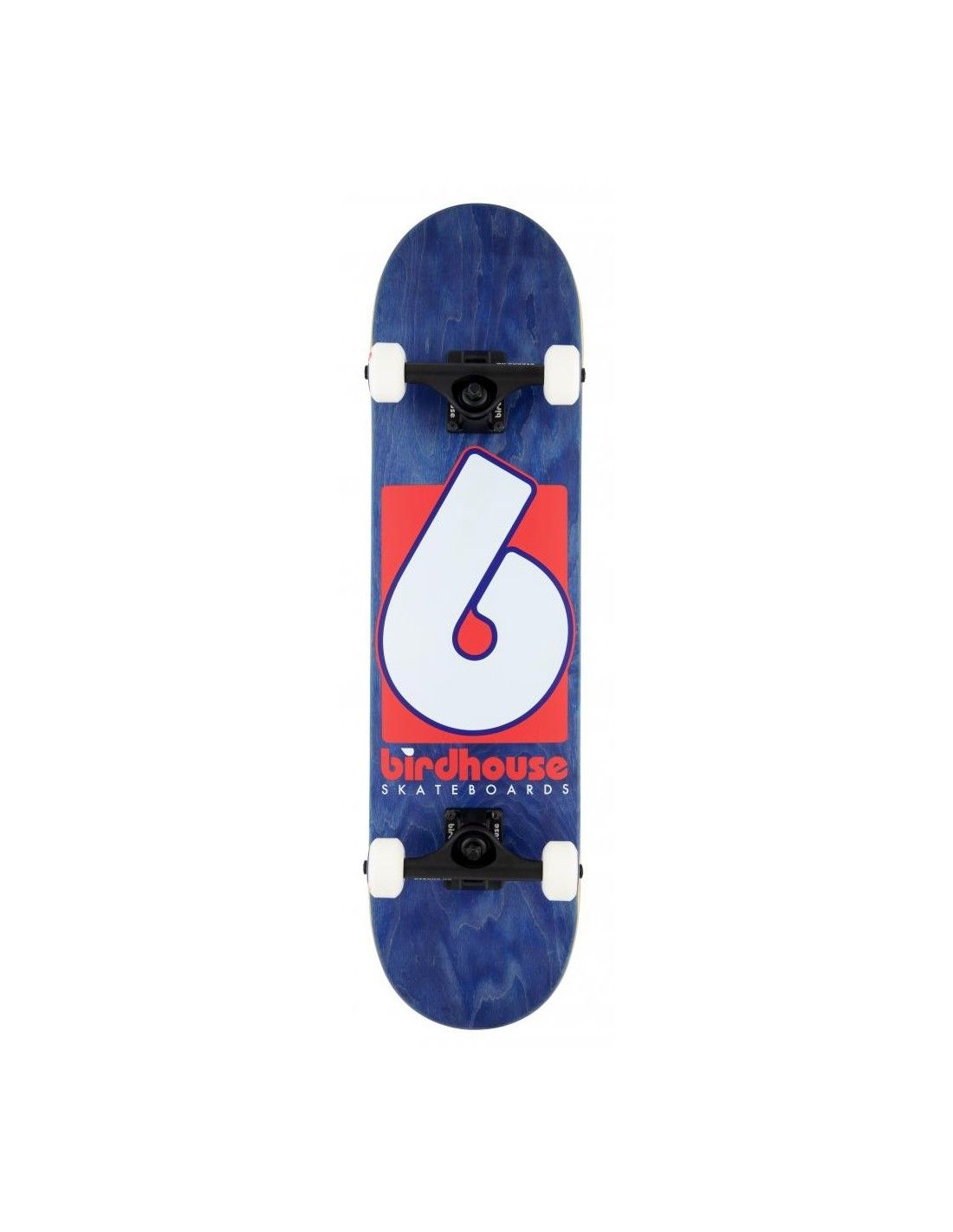 Birdhouse Skateboard Stage 3 B Logo 7.75 marine rouge