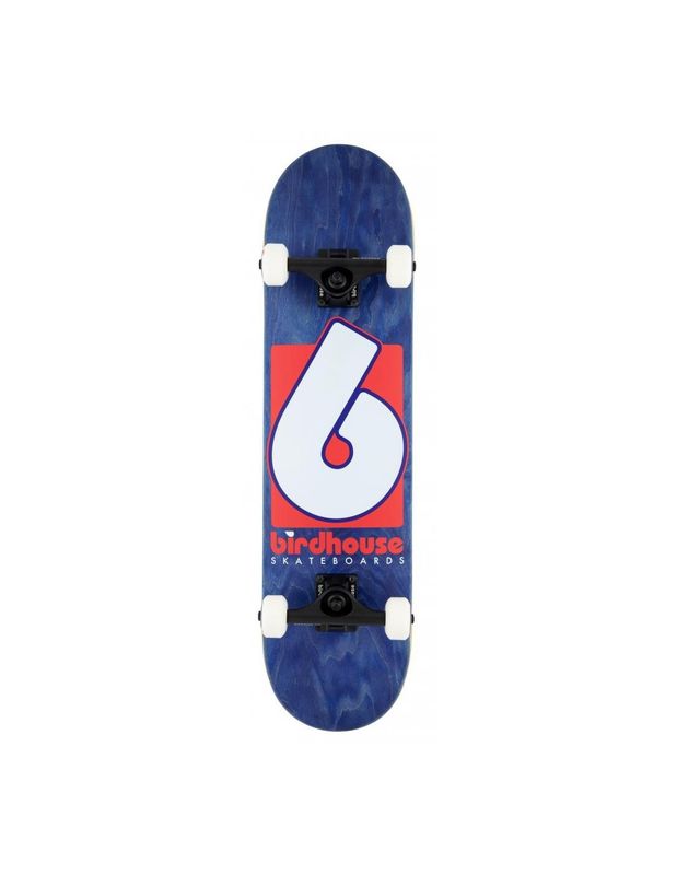 Birdhouse Skateboard Stage 3 B Logo 7.75 marine rouge
