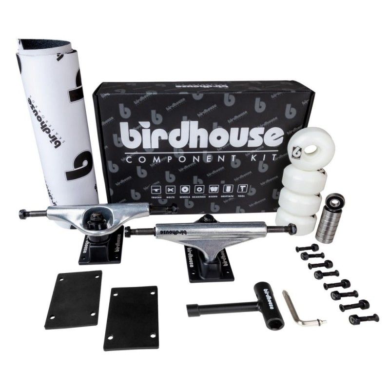 BIRDHOUSE KIT TRUCK  ROUES  ROULEMENTS  PADS  OUTIL  GRIP