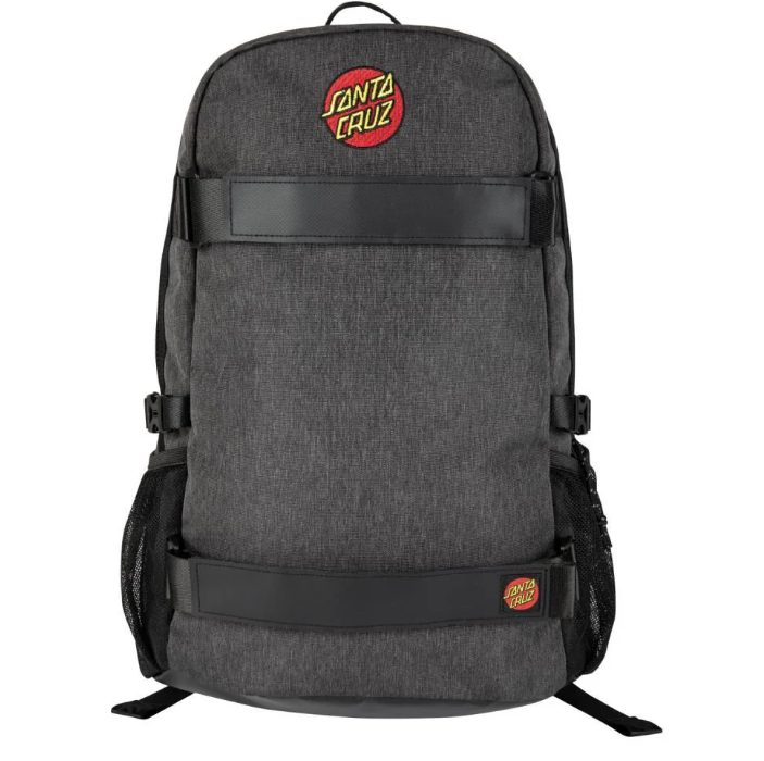 Sac à dos de skate Santa Cruz Classic Dot Emb Noir - O/S