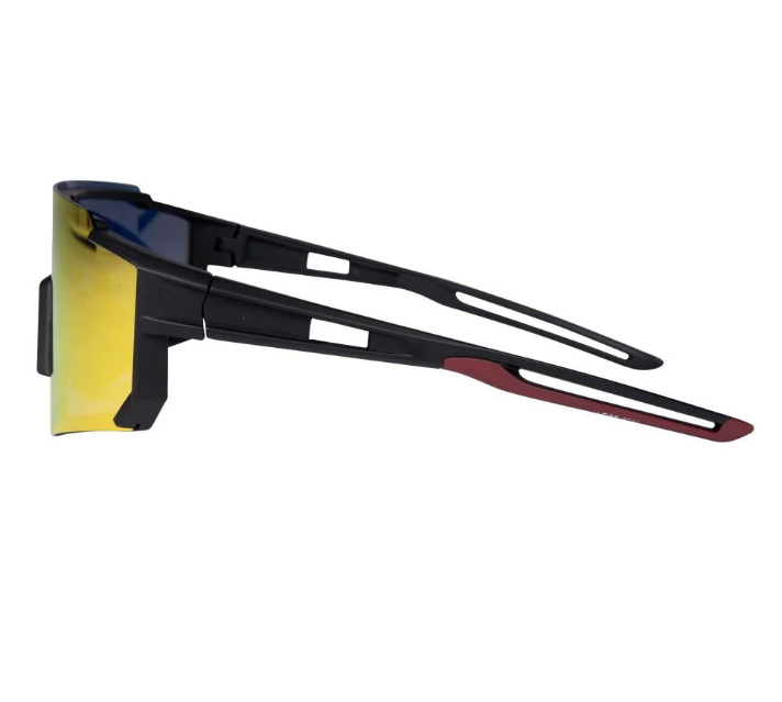 Lunettes de soleil Santa Cruz Strip Racer - noir (noir/rouge orangé)