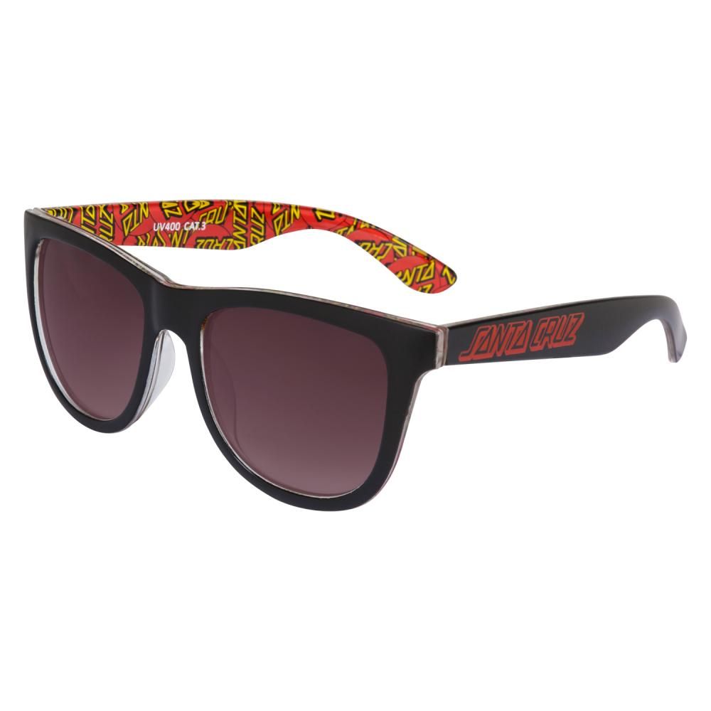 Lunettes de soleil Santa Cruz à pois multicolores classiques