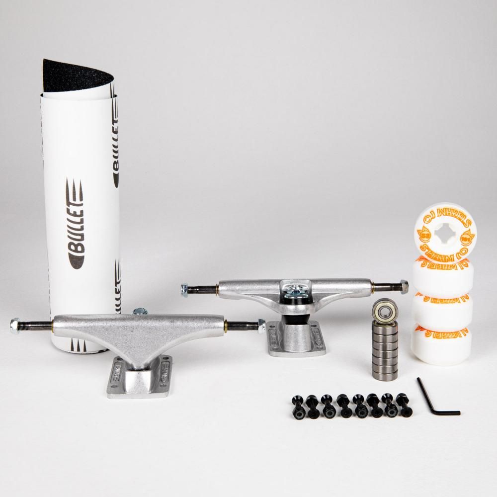 BULLET KIT TRUCK  ROUES  ROULEMENTS  PADS  OUTIL  GRIP