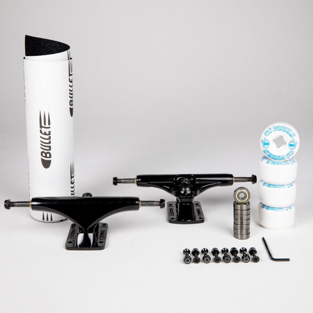 BULLET KIT TRUCK  ROUES  ROULEMENTS  PADS  OUTIL  GRIP