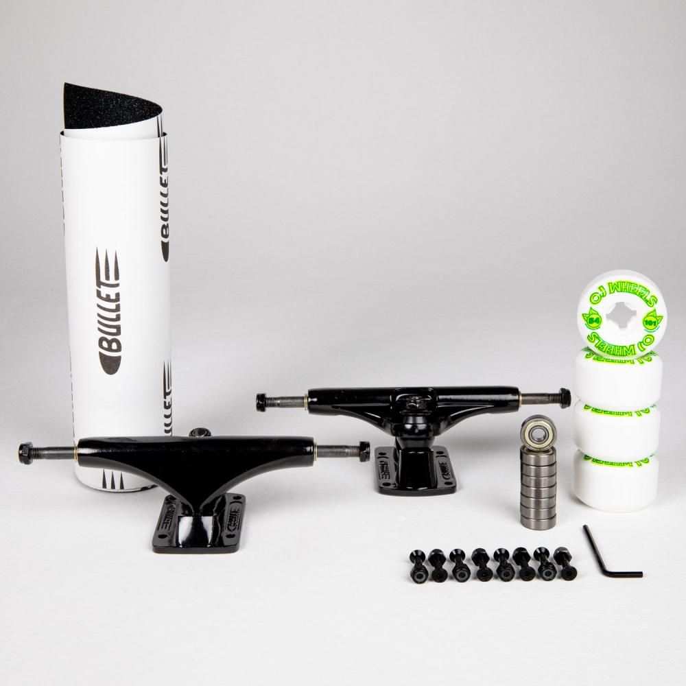 BULLET KIT TRUCK  ROUES  ROULEMENTS  PADS  OUTIL  GRIP